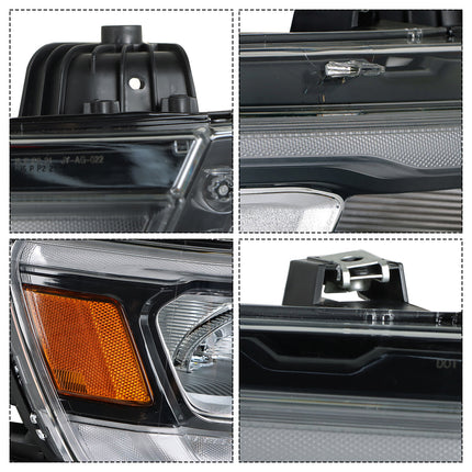 Findmall Headlight Assembly Replacement for Ram 1500 Left LH Headlamp