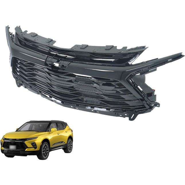 Findmall Glossy Black Front Grille Assembly Replacement for Blazer and Blazer RS 2023-2025 84764907