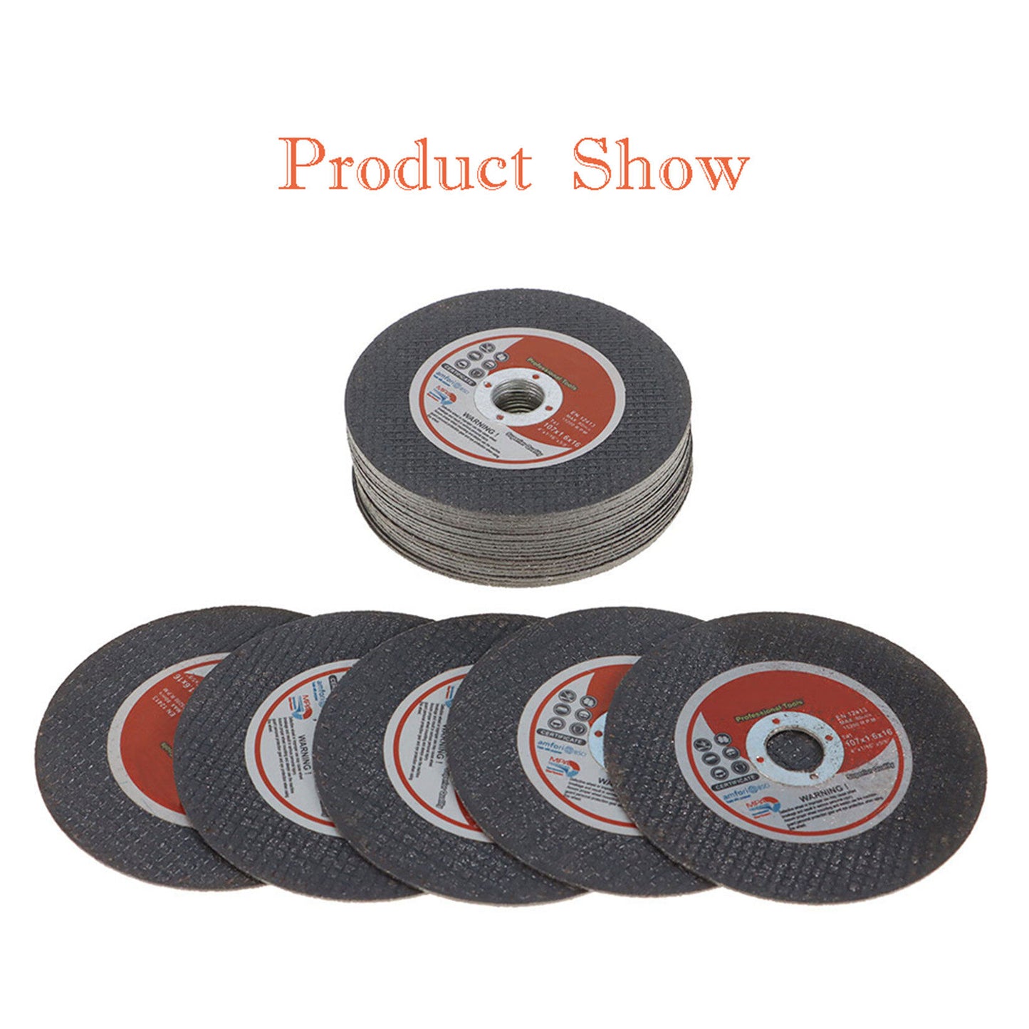 25 Pcs Cut Off Wheels 4 Inch x 1/16 Inch x 5/8 Inch Arbor Cutting Wheels Fit For Cutting Stainless Steel and Ferrous Metals