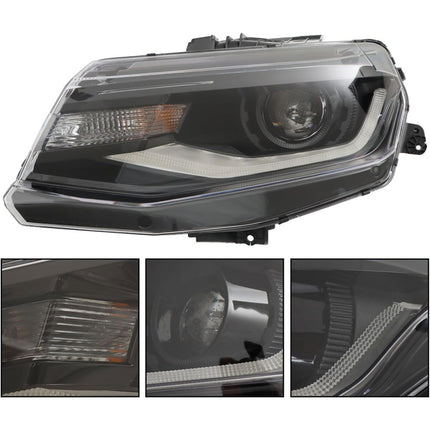 Findmall Headlight Assembly Replacement for Camaro/Camaro ZL1 Front LH