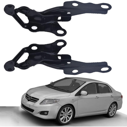 Findmall 2PCS Hood Hinges Set Black Replacement for 2003-2008 Toyota 5342012330 5341012410 TO1236140 TO1236139