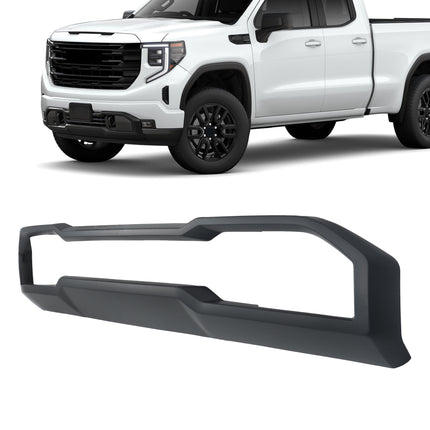 Findmall Front Bumper Lower Open-Style Skid Plate for 2022-2024 GMC Sierra 1500, Gray