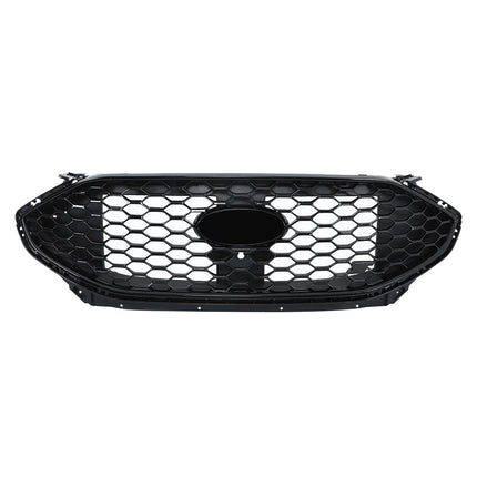 Findmall Front Upper Bumper Grille Honeycomb Camera Hole Gloss Black Replacement for 2019-2022 Edge ST Sport