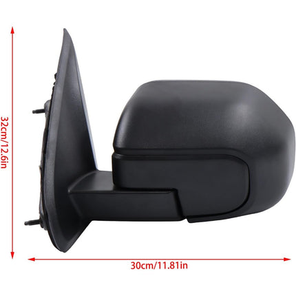Findmall Power Heated Mirror Driver Left Side Replacement for Maverick 2022-2024 Replacement for NZ6Z17683K w/Blind Spot Matte Black Electric 5-Pin Connector