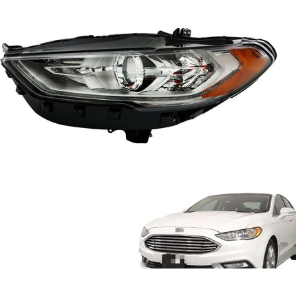 Findmall Headlight Assembly for 2017–2019 Ford Fusion Front Left Driver Side, Replaces HS7Z-13008-H