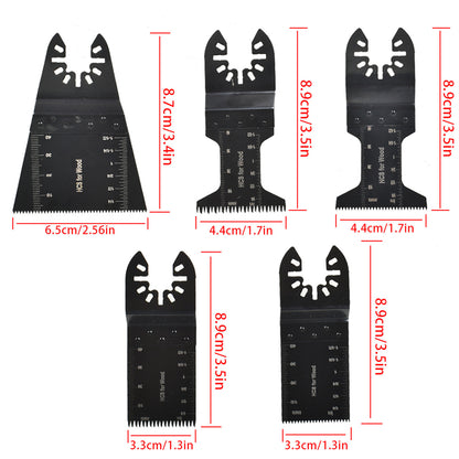 findmall 40Pcs Oscillating Tool Accessories Set Multi Tool Blades Oscillating Saw Blades Accessories Fit for Universal Treasure Oscillating Tools