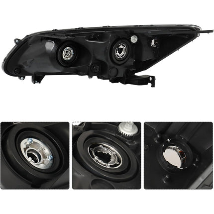 Findmall Headlight Assembly for 2013–2015 Honda Accord Front Right Passenger Side, Replaces 33100-T2A-A01