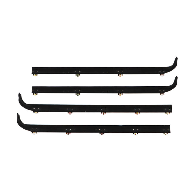Findmall Window Sweep & Run Channel Weatherstrip Kit for 1987-1996 Ford F-Series, 6-Piece