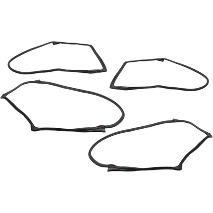 Findmall Door Window Weatherstrip Kit for 2007-2018 Jeep Wrangler, 4-Piece