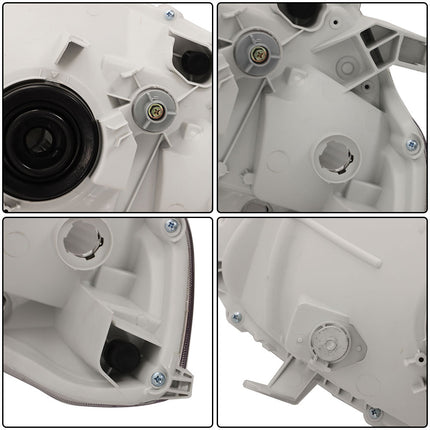Findmall Headlight Assemblies for 2008–2010 Toyota Highlander Front Left and Right, Replaces 81130-48470 and 81170-48460