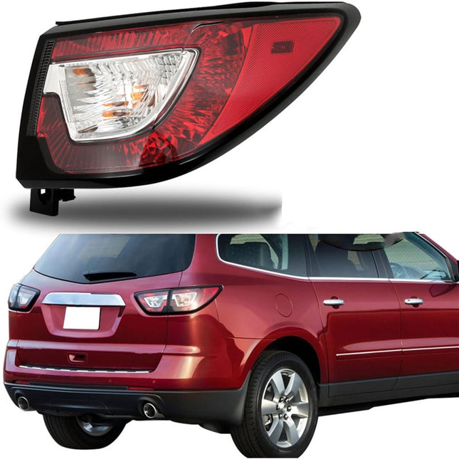 Findmall Outer Tail Light Assembly for 2013–2017 Chevrolet Traverse Rear Right Passenger Side, Replaces GM2805112