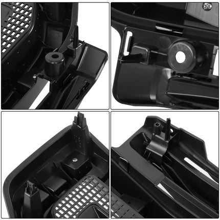 Findmall Front Grille Upper Black Chrome Replacement for F250