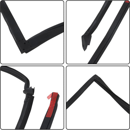 Findmall Roof Weatherstrip Seal Kit for 1982-1992 Camaro & Firebird, 4-Piece, KG4041