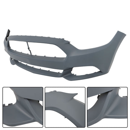 Findmall Primed Front Bumper Cover Replacement for 2015-2017 Ford Mustang EcoBoost GT V6 Coupe Convertible