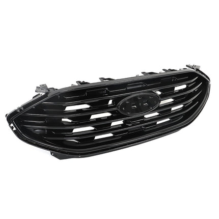 Findmall Black Full-Overlay Front Upper Center Bumper Grille Replacement for Edge 2019-2022