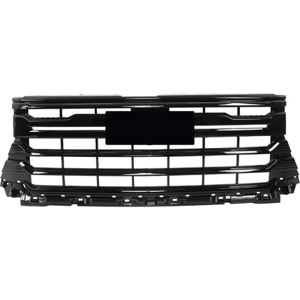 Findmall Glossy Black Front Upper Grille Molding Trim Replacement for Silverado 2500HD and 3500HD High Country 2024-2025 86533026