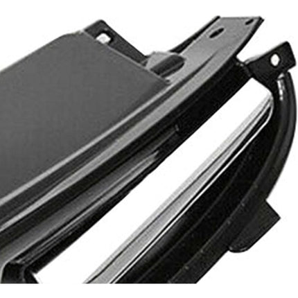 Findmall Front Grille for 2011-2013 Hyundai Elantra Sedan, Black with Chrome Trim