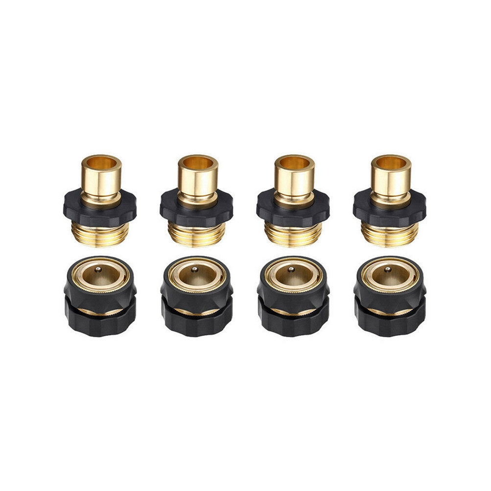 findmall Water Hose Connectors Garden Hose Disconnect Garden Hose Quick Connect Quick Connector Garden Hose Fitting 3/4 inch Female And Male