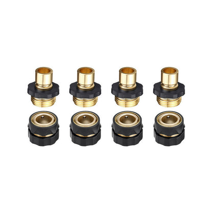 findmall Water Hose Connectors Garden Hose Disconnect Garden Hose Quick Connect Quick Connector Garden Hose Fitting 3/4 inch Female And Male