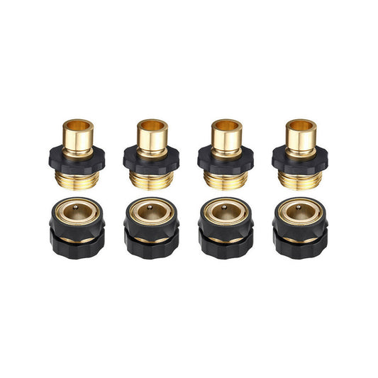 findmall Water Hose Connectors Garden Hose Disconnect Garden Hose Quick Connect Quick Connector Garden Hose Fitting 3/4 inch Female And Male