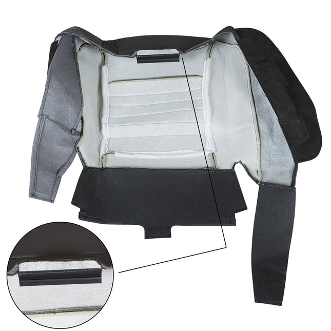 Findmall Front Driver Bottom Cloth Seat Cover Gray Replacement for 2006-2009 Ram 2500 3500