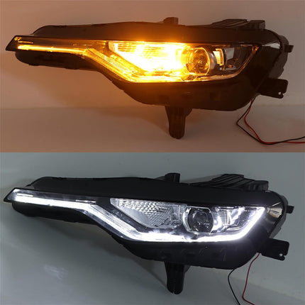 Findmall Headlight Headlamp Assembly Halogen Driver Side Replacement for Camaro SS 1SS 2SS RS 2019 2020 2021 2022 2023 2024 Replacement for 84756147 Left LH