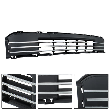 Findmall Front Grille Lower Black and Chrome Mesh Style Replacement for Flex 2013-2019 Replacement for FO1036151