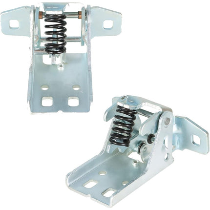 2PCS Door Hinge Upper Left Right Side Silver Replacement for 1994-2002 1500 2500 3500 55075956AC 55075957AC