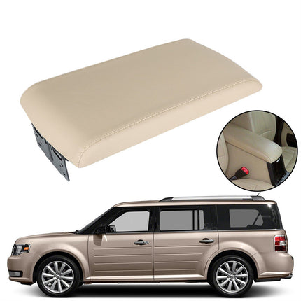 Findmall Beige Car Armrest Lid Center Console Lid Cover Replacement for Flex 2013-2017 02ITG1210ABE FA8Z-7406024-AA