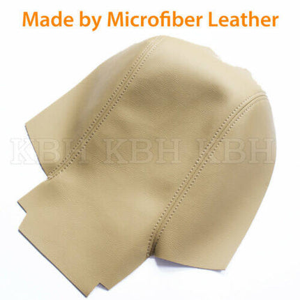 Findmall Leather Center Console Armrest Cover Skin Beige Replacement for 2006-2013 Range Rover Sport