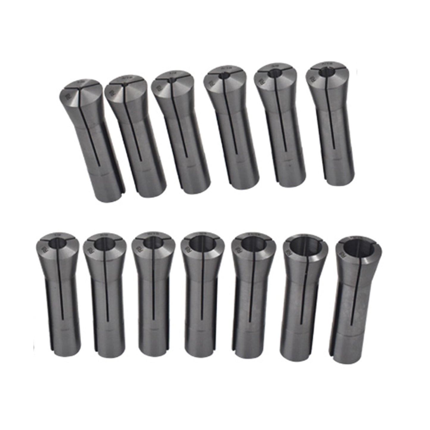 findmall 13pcs Accuracy R8 Collets Set 1/8-7/8" Mill Chuck Holder