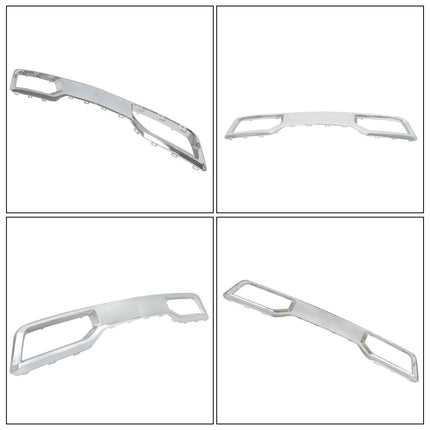 Findmall Front Bumper Skid Plate Trim for 2019‑2021 Chevrolet Silverado 1500, Chrome Plastic, Replacement for 84176756