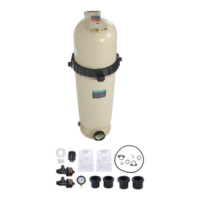 Findmall 160317 Single Cartridge Pool Filter Pump 150 Square Feet 150 GPM Replacement for Clean & Clear CC150 Filter