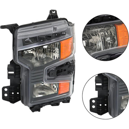 Findmall Headlight Replacement for Silverado 1500 Front LH RH
