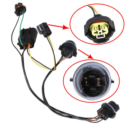 Findmall Headlight Wiring Harness Replacement for 2007-13 Silverado 2500 HD 15841609 25962806