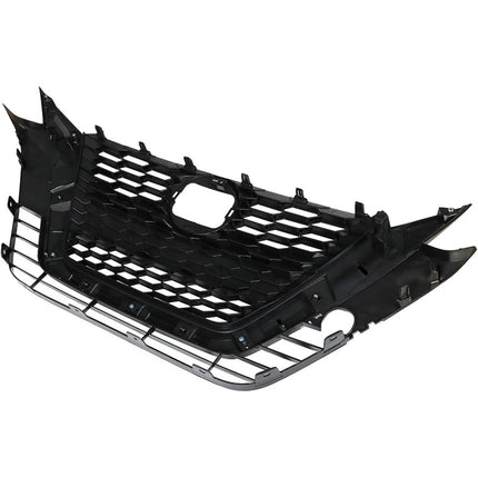 Findmall Front Grille for 2019-2021 Nissan Altima, Black with Chrome Trim