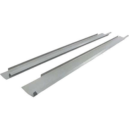 Findmall Slip-On Rocker Panel Pair for 2006-2010 Volkswagen Jetta, Silver