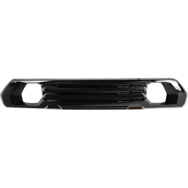 Findmall Front Lower Bumper Grille Plate Filler for 2019‑2022 GMC Sierra 1500 AT4 Denali, Painted Gloss Black Factory Plastic, Replacement for 84176747