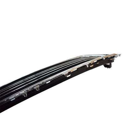 Findmall Black Front Bumper Grille with Chrome Horizontal Bars Replacement for Mondeo 2019-2020
