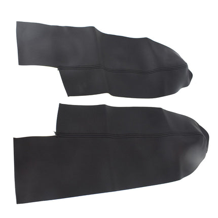 Findmall 2Pcs Black Front Door Panels Armrest Leather Cover Replacement for 2007-2012 Honda CR-V CRV