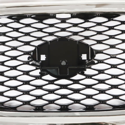 Findmall Front Upper Mesh Grille for 2014-2017 Infiniti Q50, Gloss Black