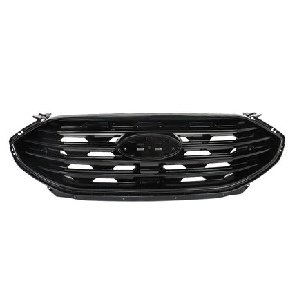 Findmall Black Full-Overlay Front Upper Center Bumper Grille Replacement for Edge 2019-2022