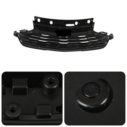 Findmall Matte Black Front Upper Bumper Grille Replacement for Trailblazer LT and LS