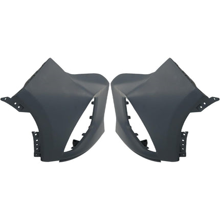 Findmall Front Bumper Upper Covers for 2019‑2022 Chevrolet Blazer, Plastic Primed, Left and Right Side 2Pcs, Replacement for 84537991, 84537990, GM1017109 and GM1016109