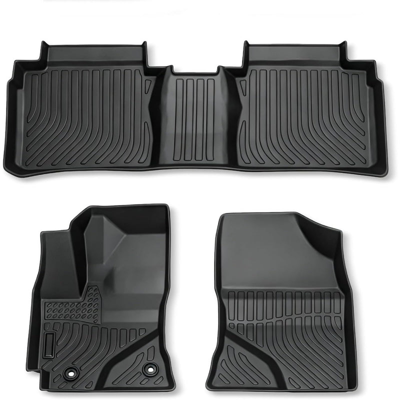 Findmall 3PCS Floor Mats Black TPE Replacement for Corolla 2014-2019