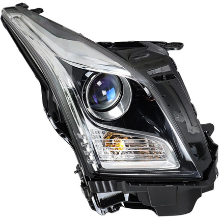 Findmall Headlight Headlamp Assembly Halogen Passenger Side Replacement for ATS 2013 2014 2015 2016 2017 2018 Replacement for 23236366 Right RH