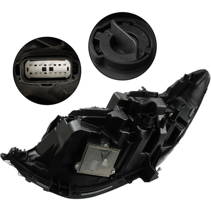 Findmall Headlight Assembly for 2017–2019 Ford Fusion Front Right Passenger Side, Replaces FO2503350