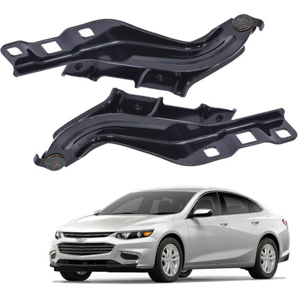 Findmall Hood Hinge Set Steel Black Replacement for 2016-2018 Malibu 1236171 1236170 23134811 23134810