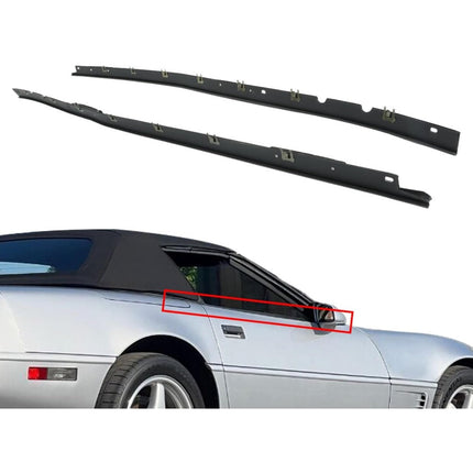Findmall Window Sweep Weatherstrip Seals for Chevrolet Corvette, Left & Right Pair