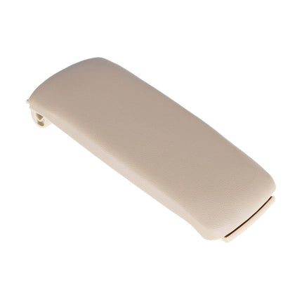 Findmall Leather Armrest Center Box Console Lid Cover Beige Thin Legs Replacement for 1999-2005 A6 C5 Car 2005-2008 A4 B7 Travel Version